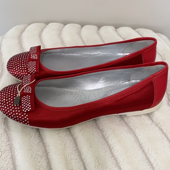 Miss Blumarine ballet flats red, crystals size 39 - Picture 3 of 6